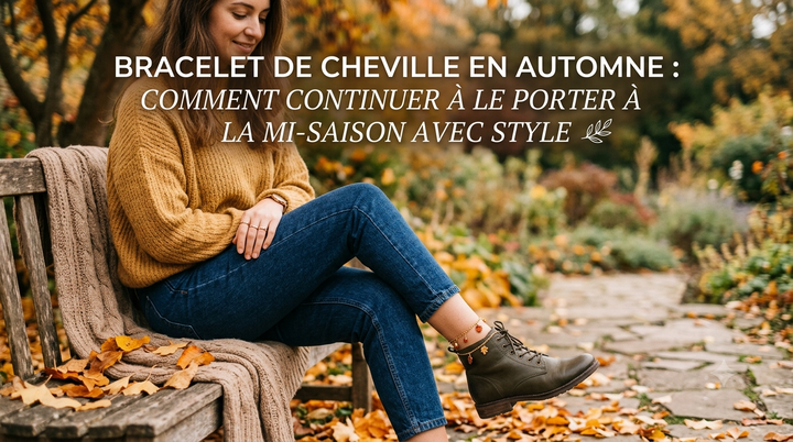 Bracelet de cheville en automne : comment continuer à le porter à la mi-saison avec style