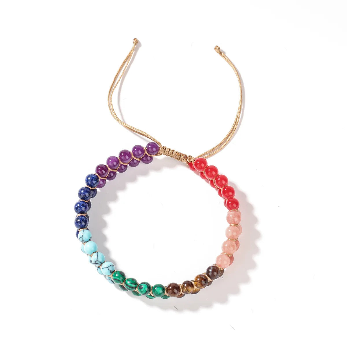 7 Chakra Beaded Ankle Bracelet