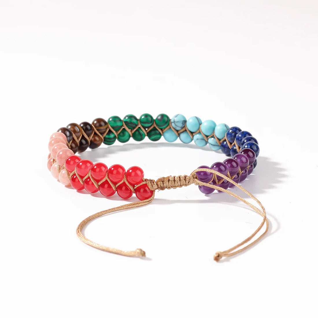7 Chakra Beaded Ankle Bracelet
