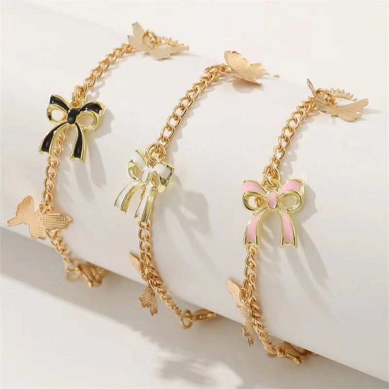Women's Stainless Steel Infinity Symbol Ankle Bracelet with Rhinestones