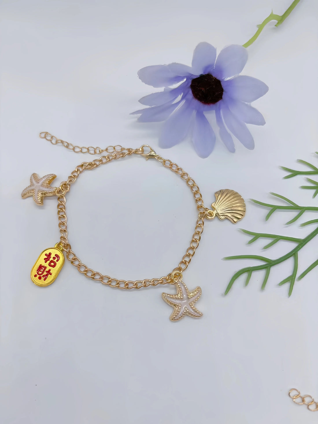 Women's Stainless Steel Infinity Symbol Ankle Bracelet with Rhinestones