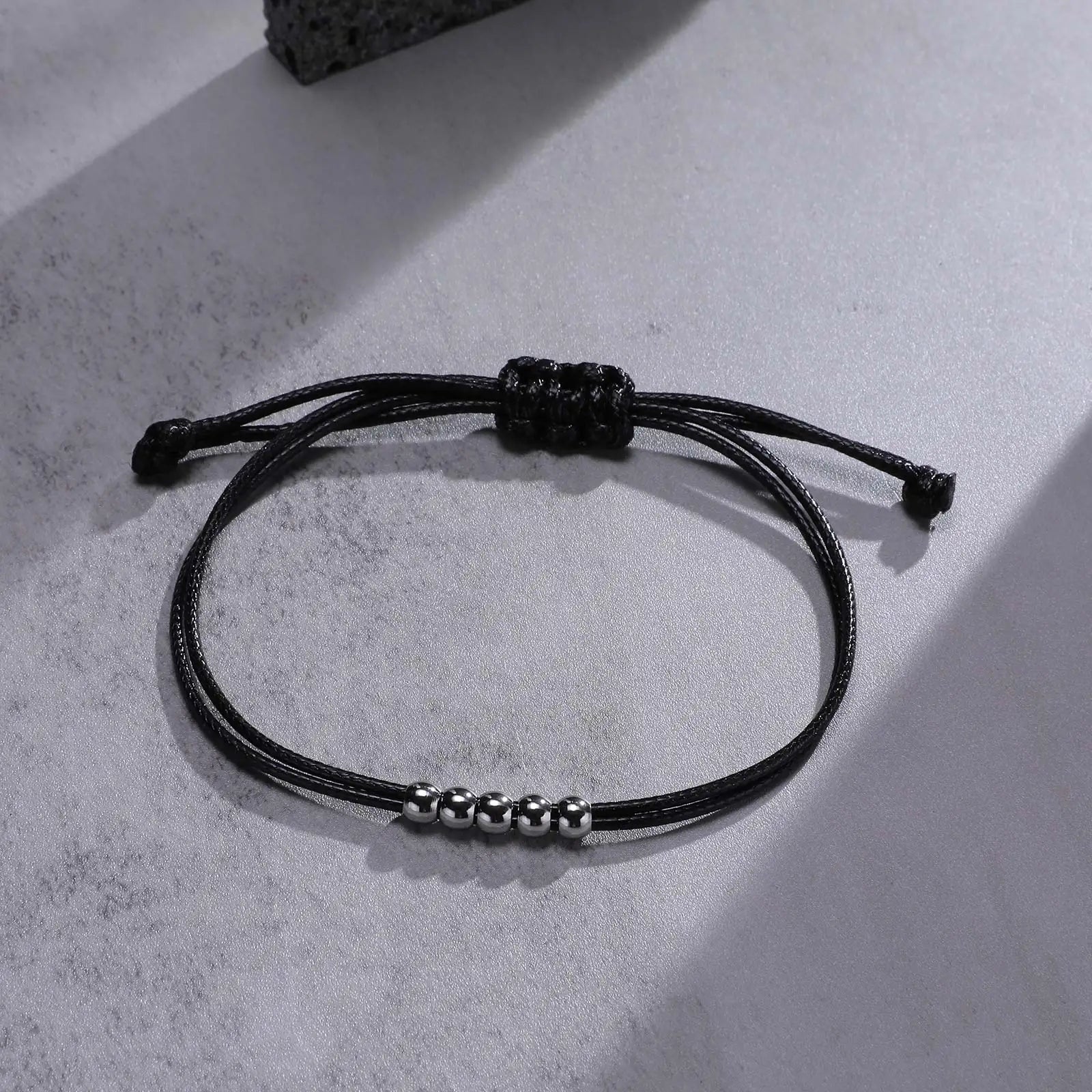 Bracelet de Cheville Homme Tissé Minimaliste