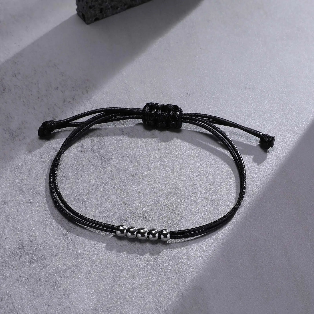 Bracelet de Cheville Homme Tissé Minimaliste