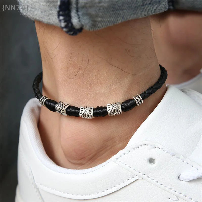 Bracelet de Cheville Homme Tissé