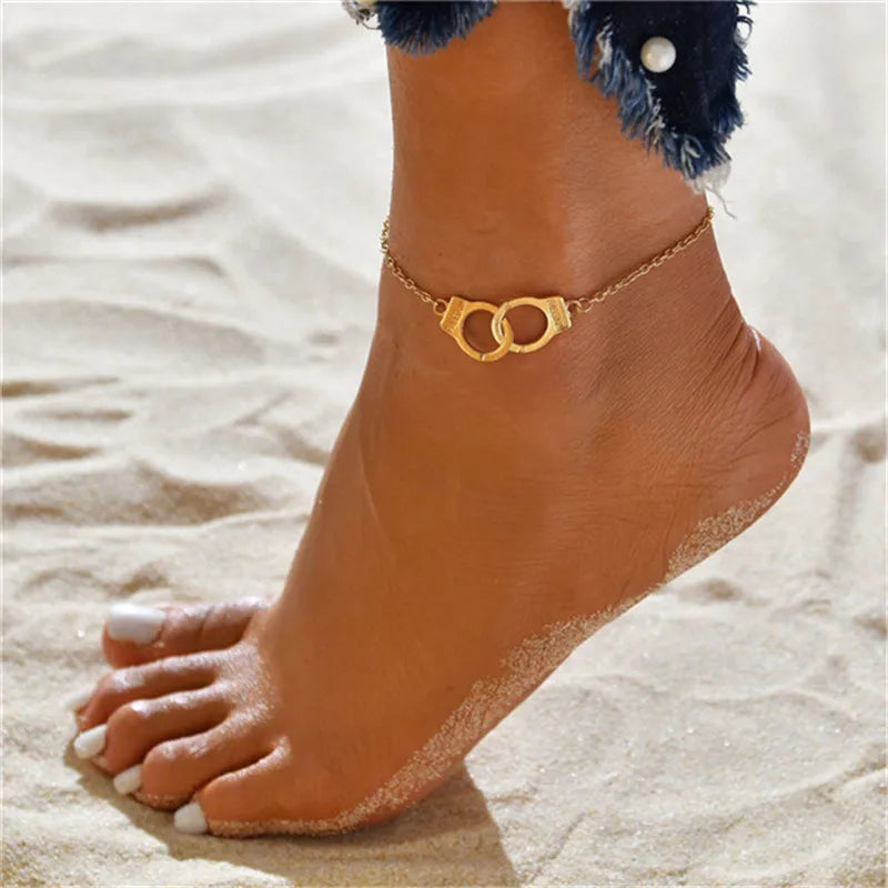 Stainless Steel Handcuffs Freedom Ankle Bracelet
