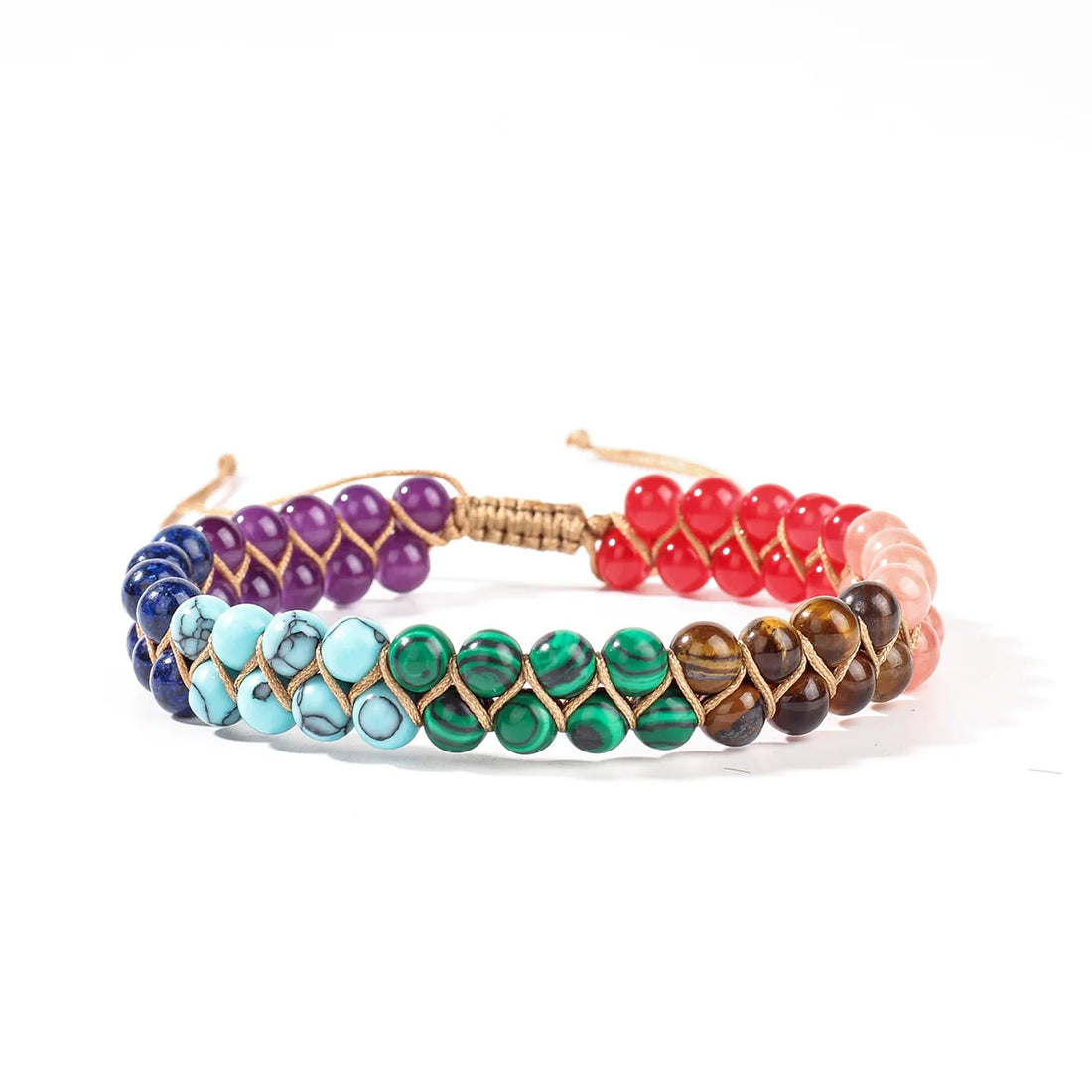 7 Chakra Beaded Ankle Bracelet