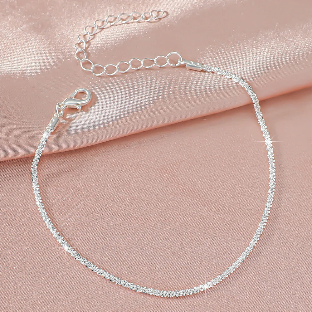 Double Gold Chain Anklet