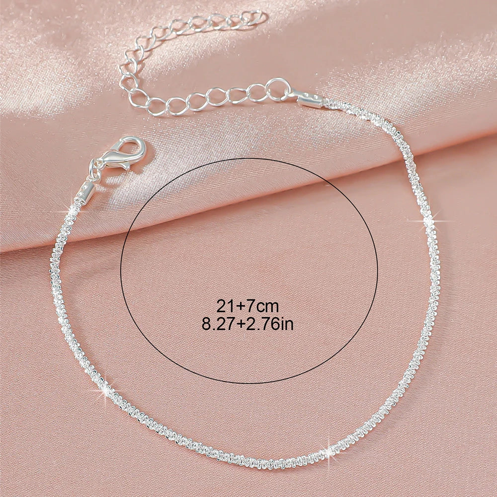 Gold Ankle Chain Light and Refined
