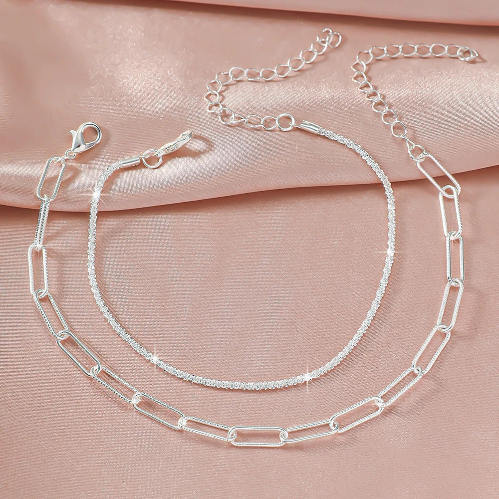 Gold Ankle Chain Light and Refined