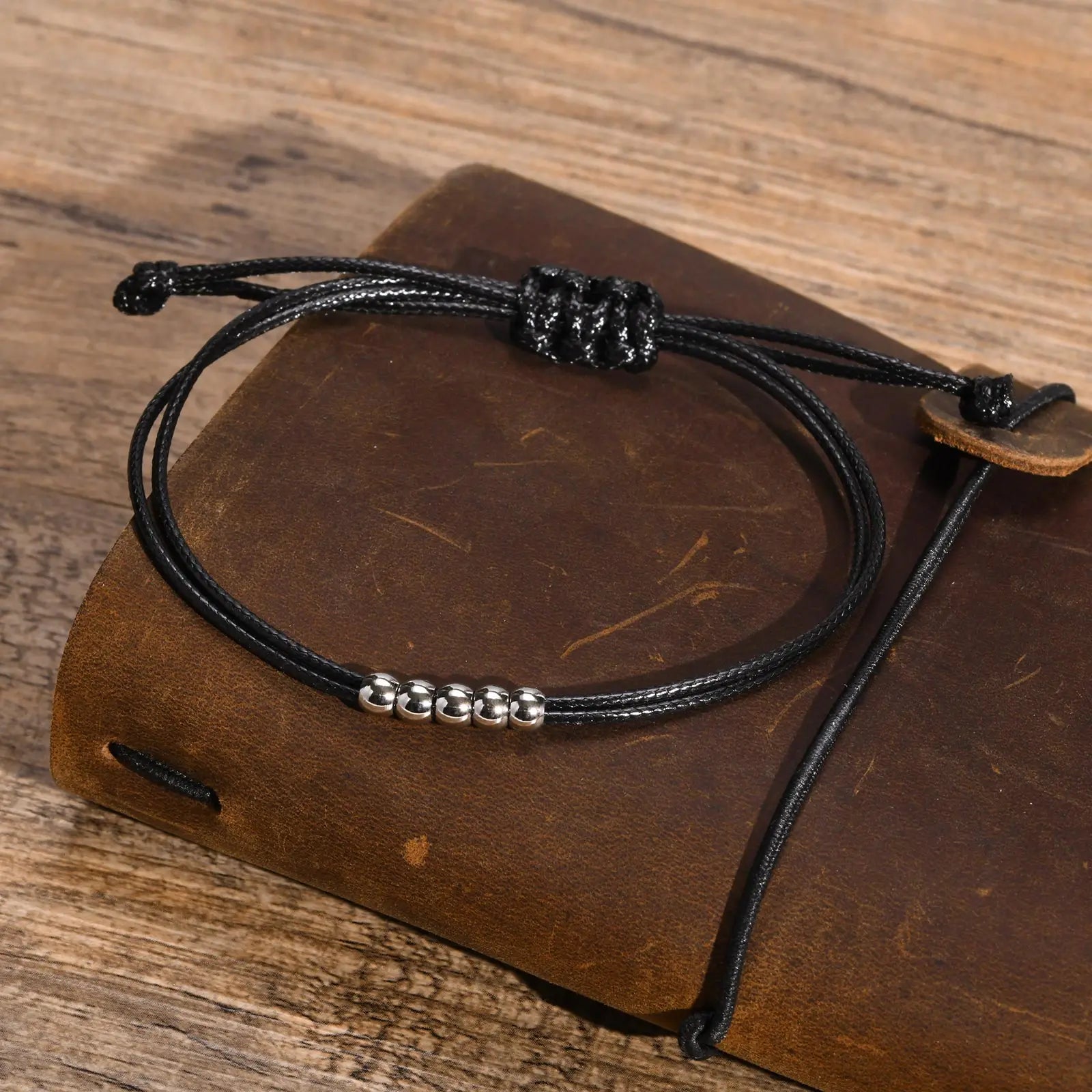 Bracelet de Cheville Homme Tissé Minimaliste