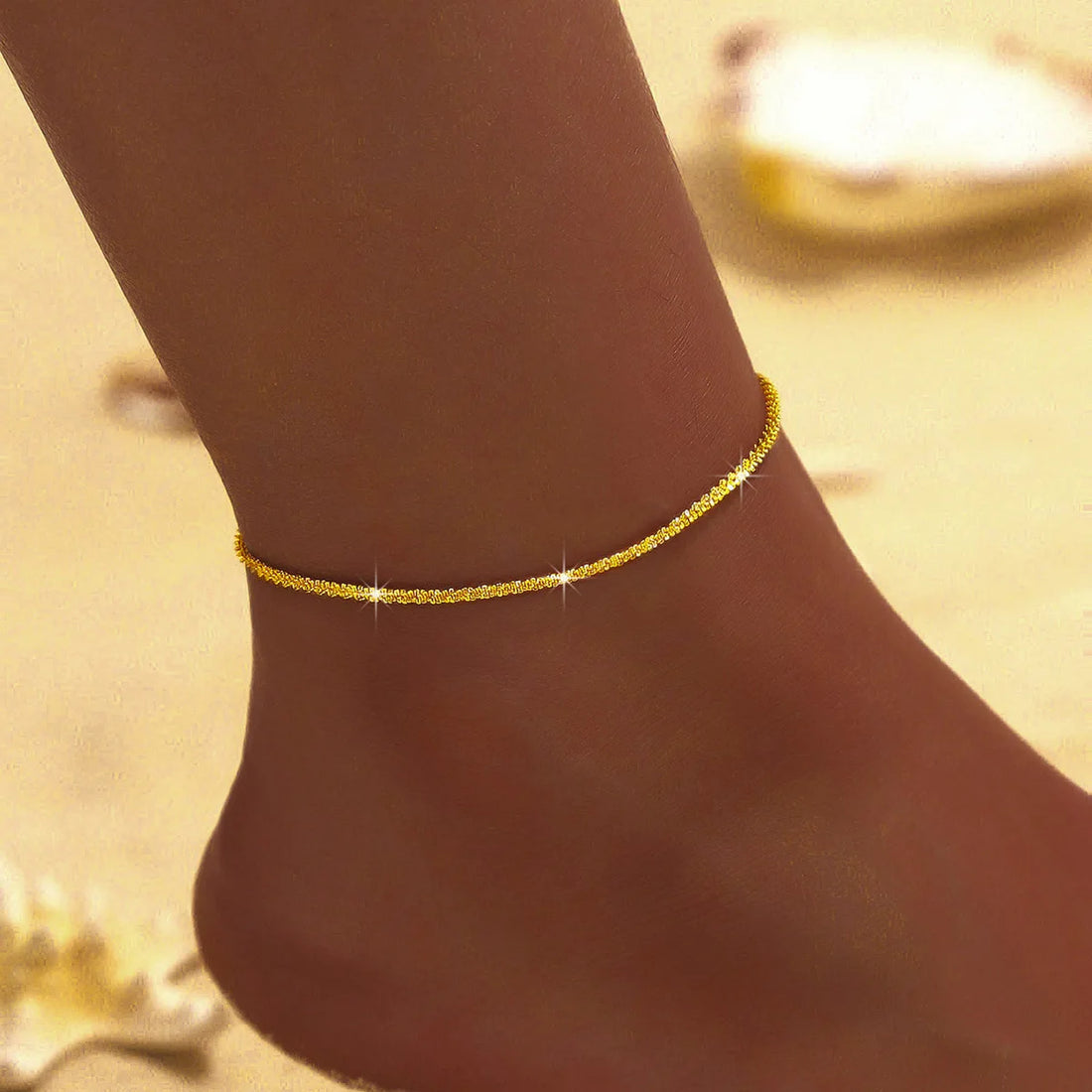 Elegant Pearl Ankle Bracelet