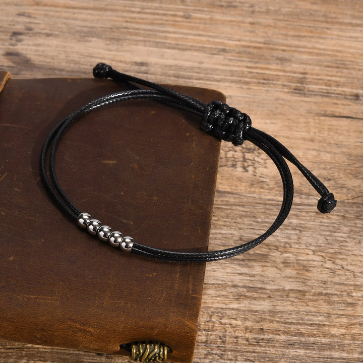 Bracelet de Cheville Homme Tissé Minimaliste